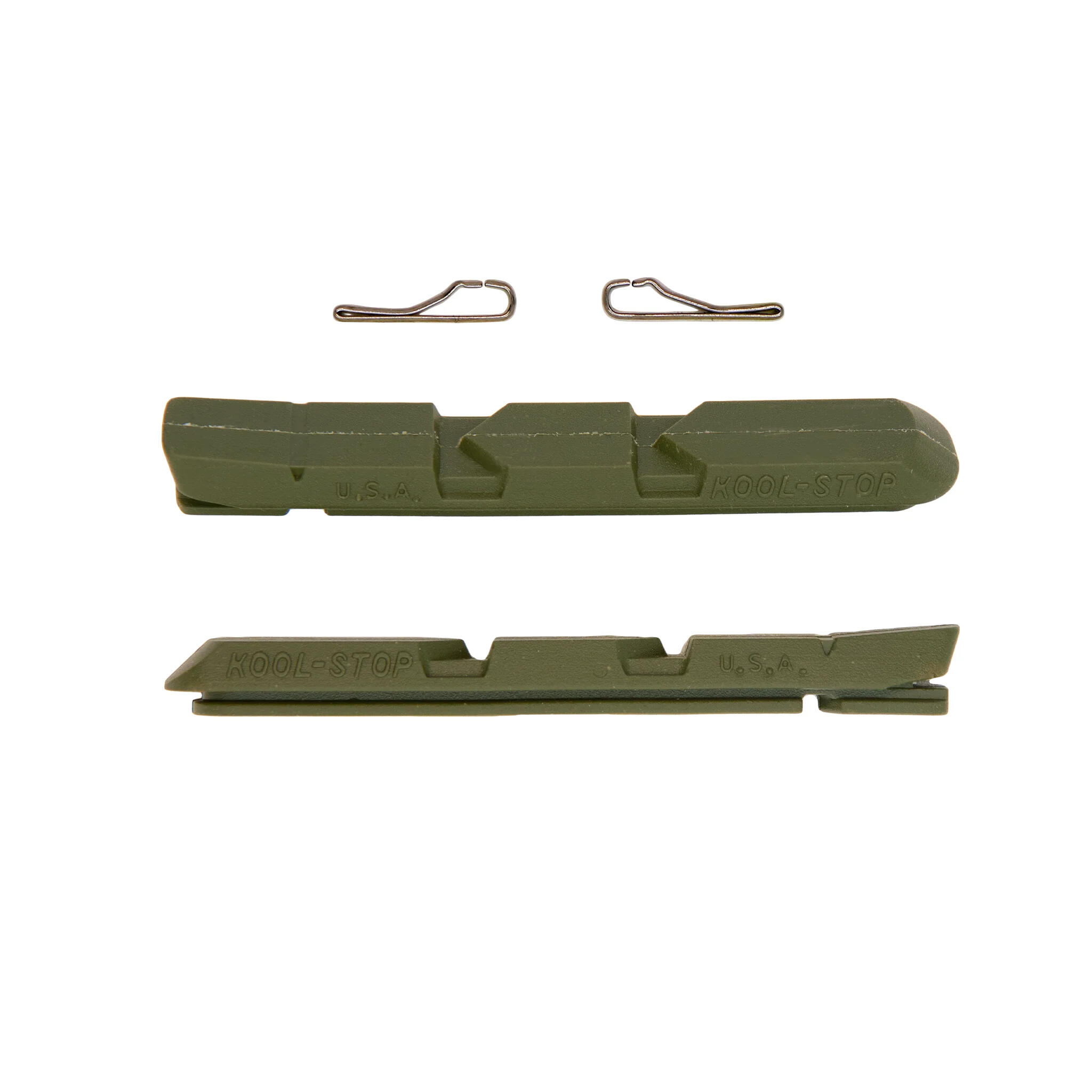 KOOL-STOP V Brake Bicycle Brake Pad Inserts Ceramic Green
