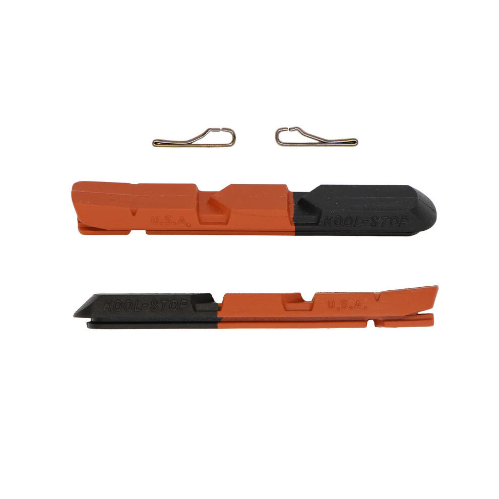 KOOL-STOP V Brake Bicycle Brake Pad Inserts Dual Compound