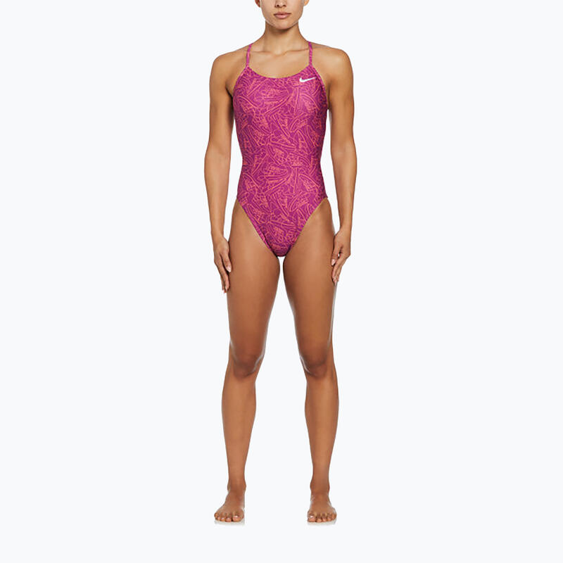 Dámské jednodílné plavky Hydrastrong Multi Print Cutout
