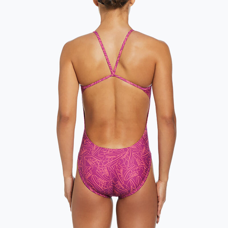 Dámské jednodílné plavky Hydrastrong Multi Print Cutout