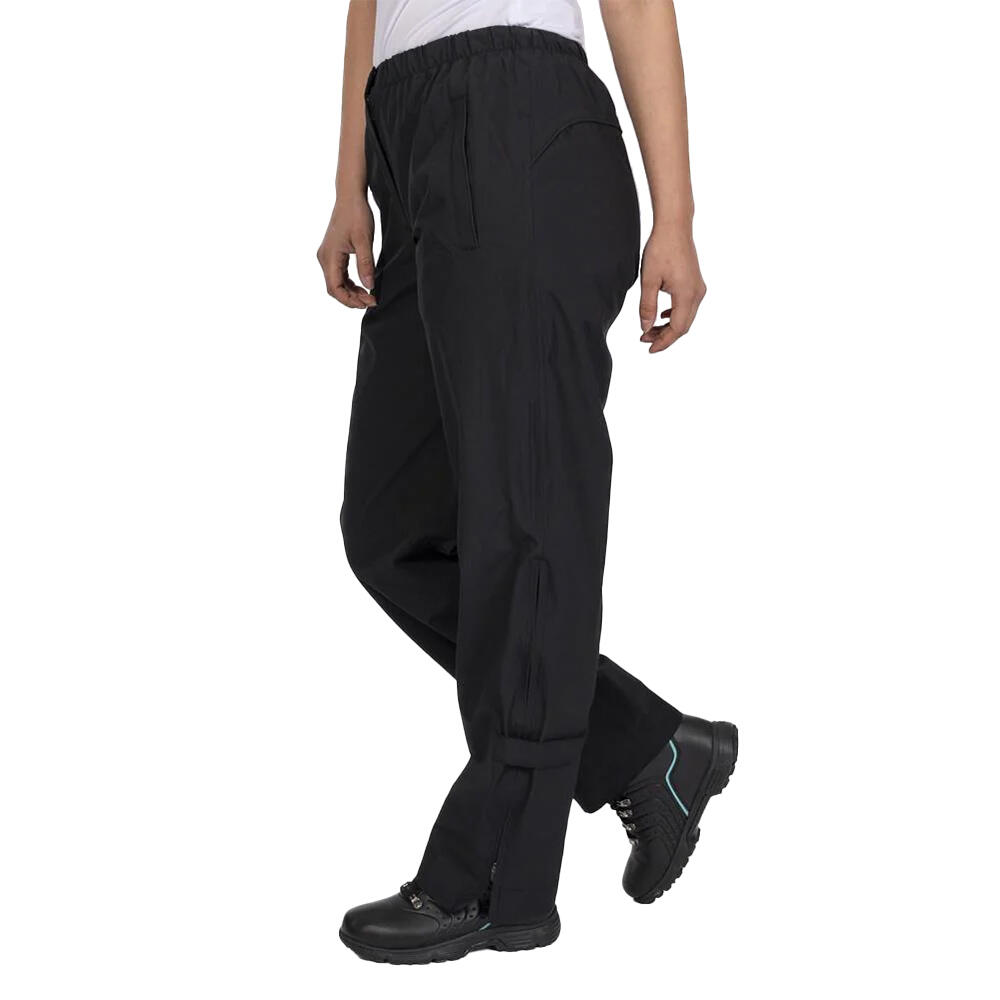 Wasserfeste Hose für Damen Schwarz 3/4