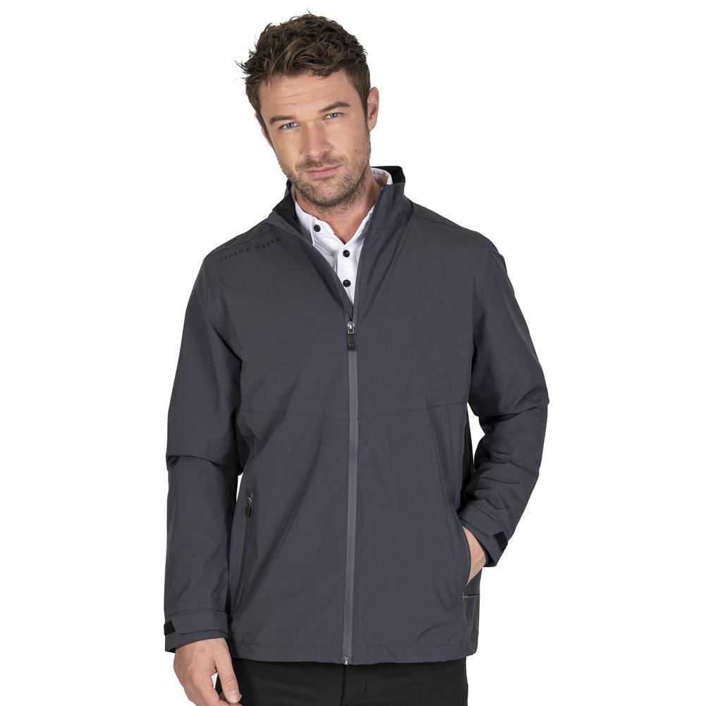 Jacke, wasserfest für Emblem Herren Holzkohle/Schwarz 4/4