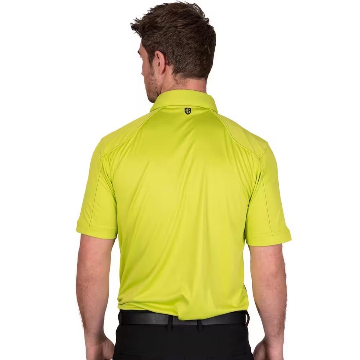Poloshirt Abgesteppt für Emblem Herren Limone 2/4