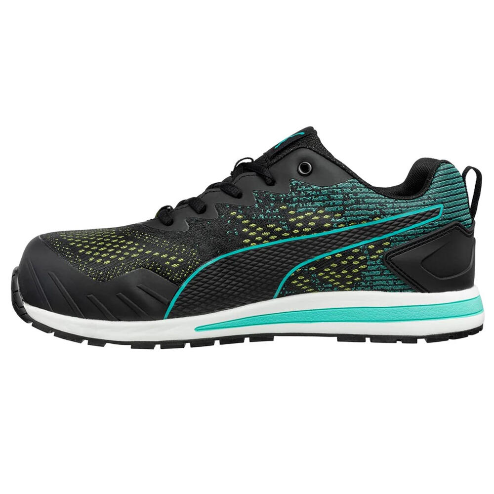 Sneaker "Vivid Green Heart" Damen Schwarz/Blau 3/4