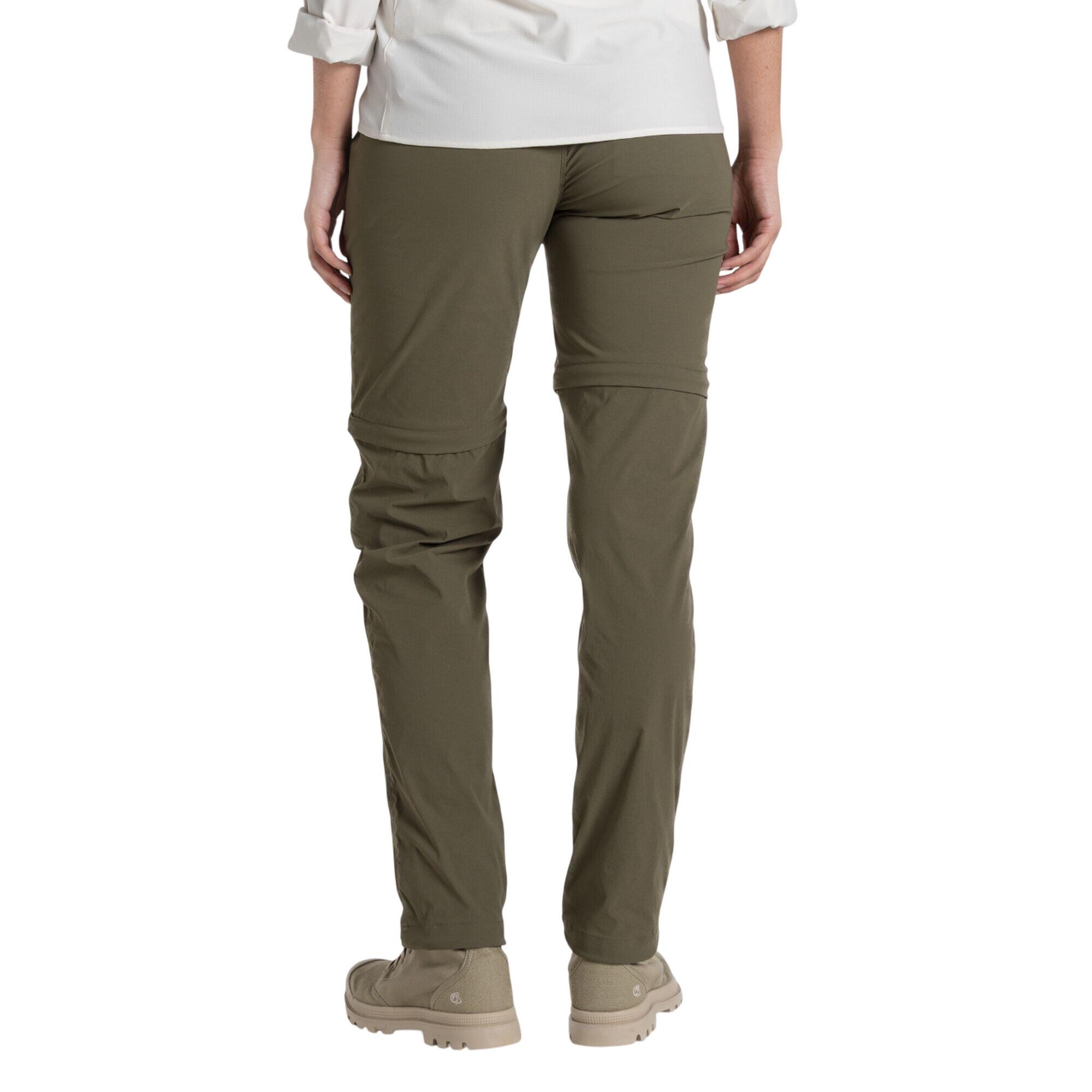 Womens/Ladies Pro III Nosilife Convertible Trousers (Wild Olive) 2/4