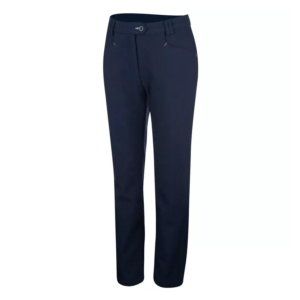 ISLAND GREEN Womens/Ladies Bonded All Weather Golf Trousers (Navy)