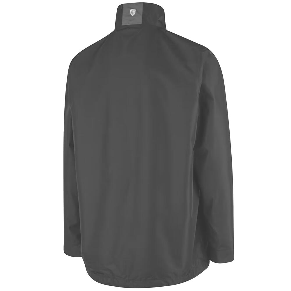 Mens Storm Cuff Golf Waterproof Jacket (Charcoal) 2/4