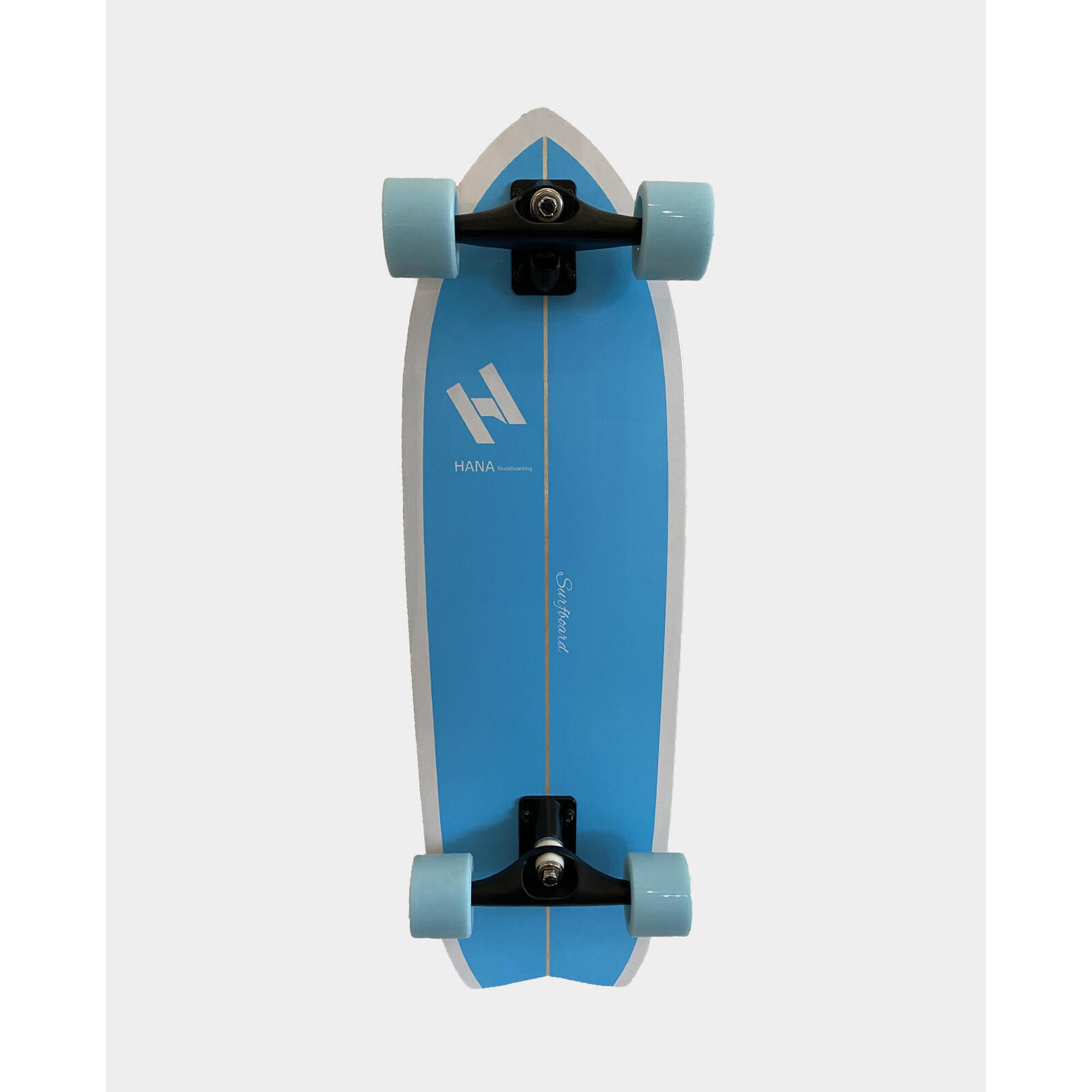 Hana Outdoors - Skate Cruiser Hana Outdoors | Blue 33′ – Trucks Cx4 - Cruiser Skate - Bleu - Decathlon