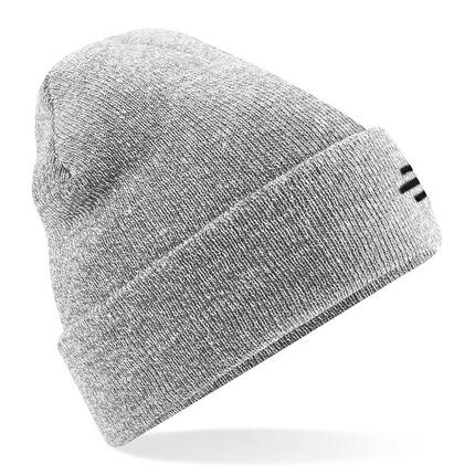 chapeau d'hiver lisse adulte sport running ski gris