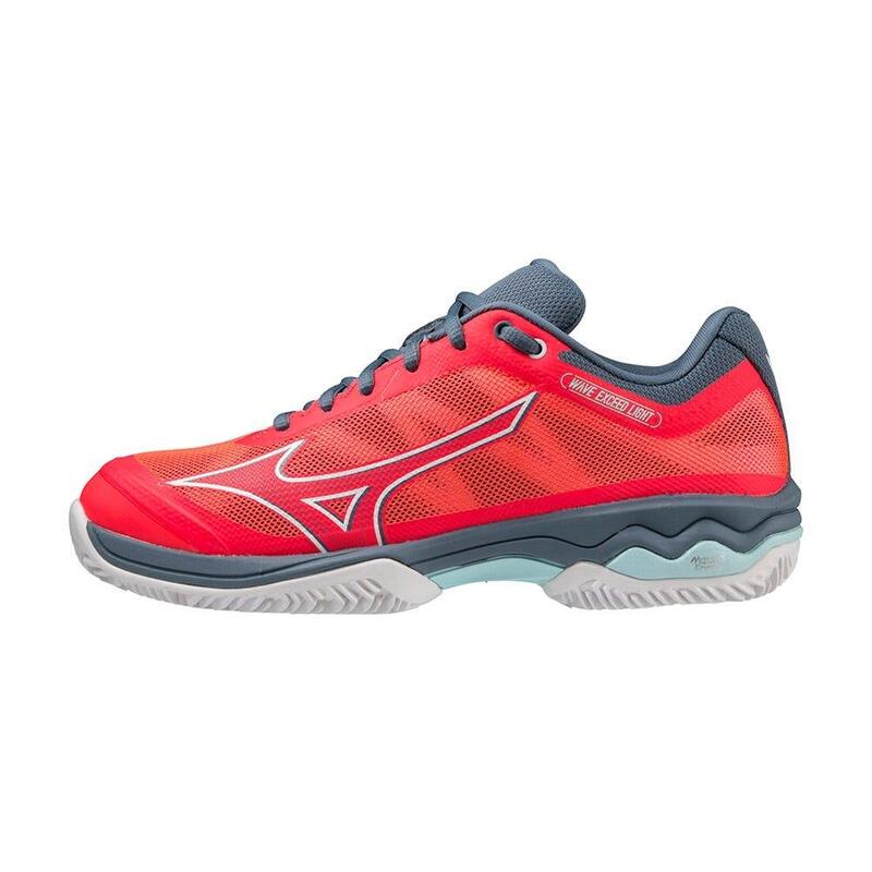 Pantofi de tenis pentru femei Mizuno Wave Exceed Light CC Fierry Coral