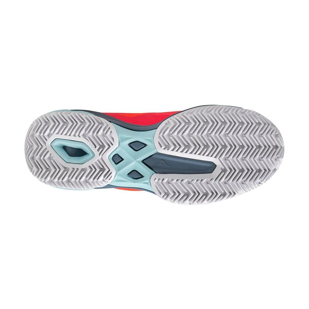 Mizuno Wave Exceed Light CC Fierry Coral 2 tennisschoenen voor dames 4/5