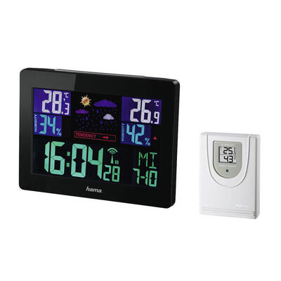 Multifunktions-Wetterstation Hama Color EWS-1400