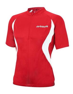 Herren Fahrradtrikot Kurzarm Radtrikot Team Rot