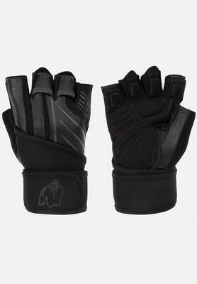 Dallas wrist wraps gloves 2.0 - zwart/grijs