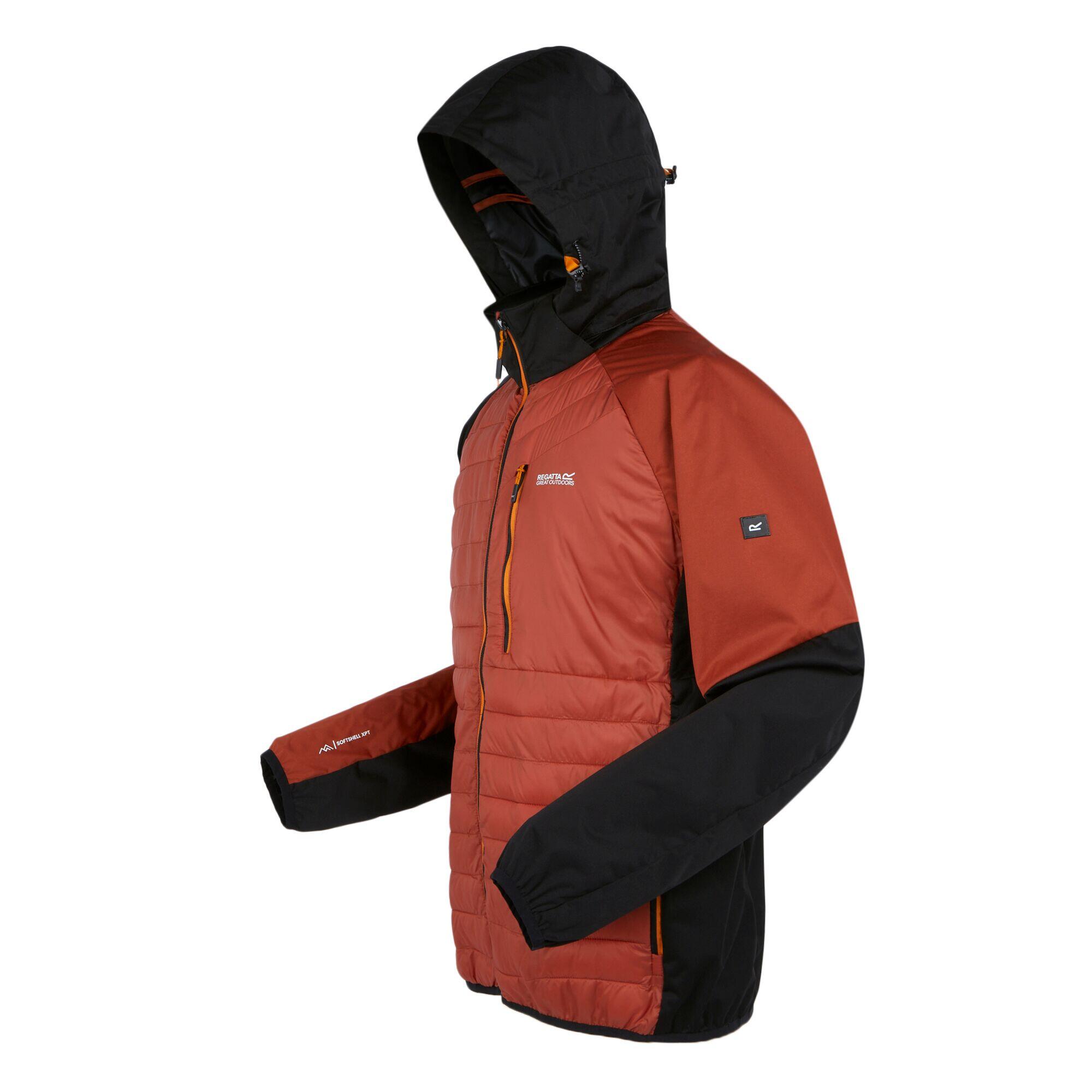 Veste Hybride ANDRESON PRO Homme (Noir / Ocre Rouge) 3/5
