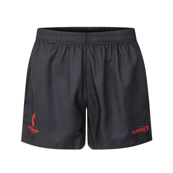 Herren Performance Shorts Crusaders 1-retail Super Rugby Schwarz