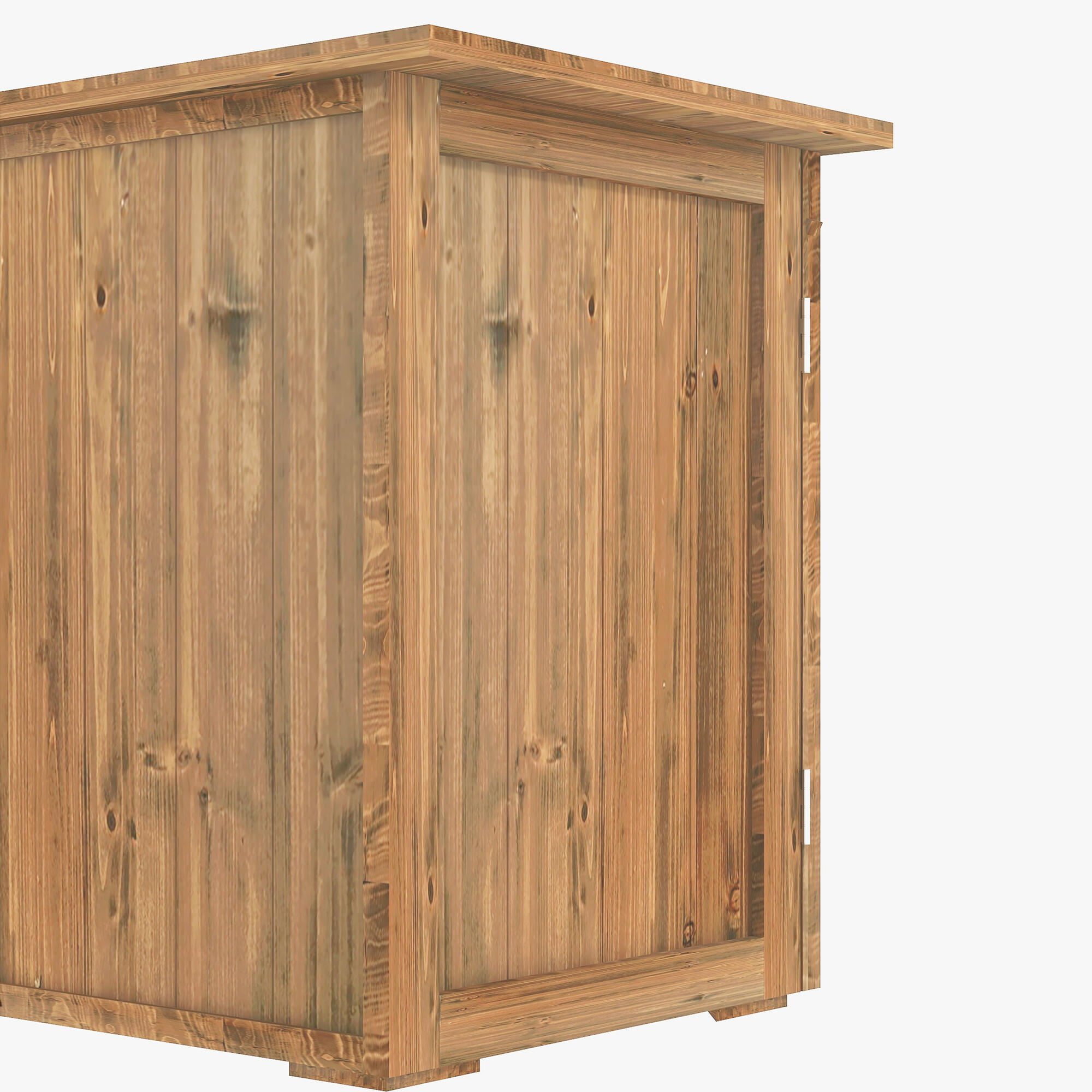 Caseta almacenamiento bicicletas Outsunny 77x55x72 cm Marrón 4/7