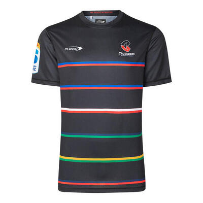 Zwart pro crusaders 2-retail warming-up shirt heren