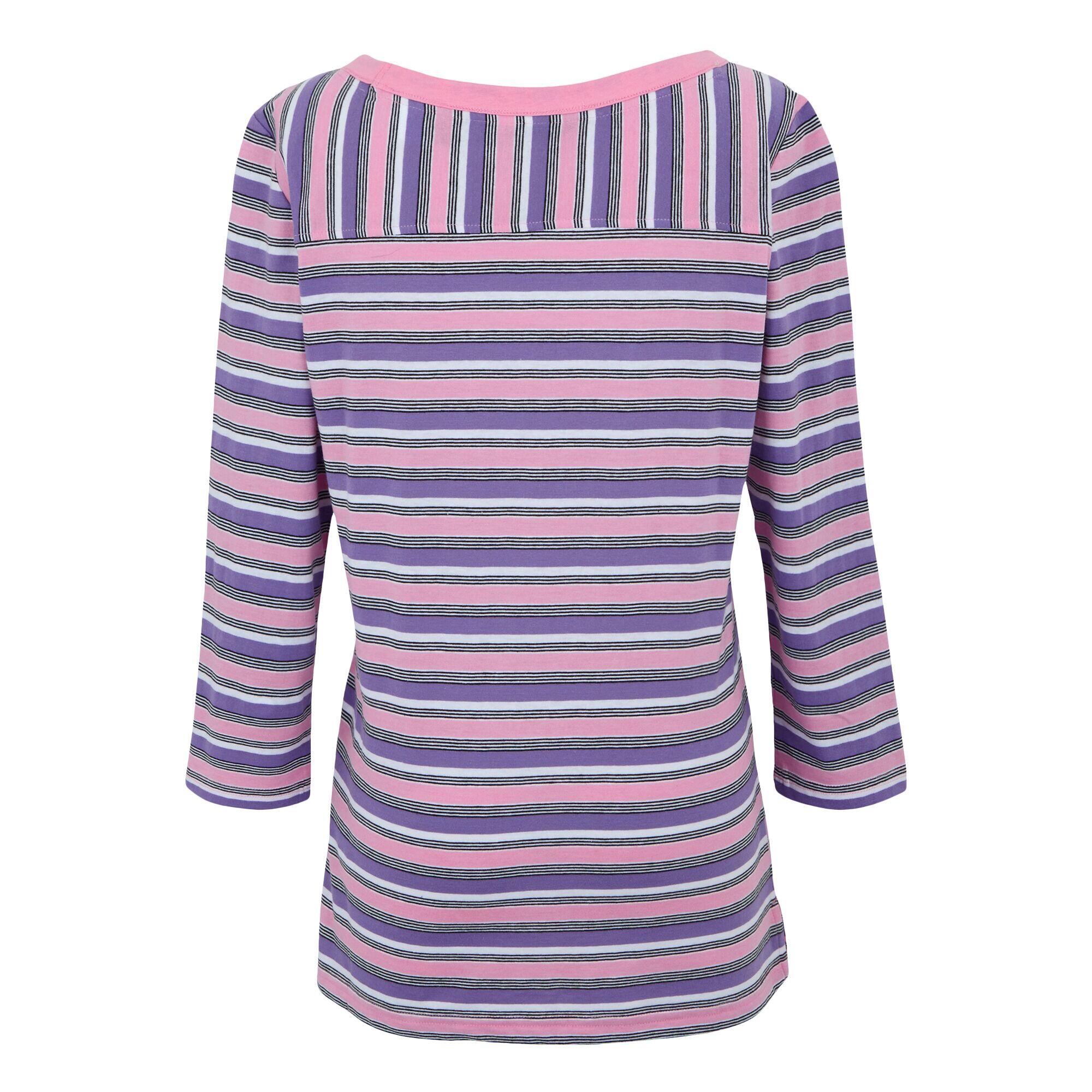Tshirt Motif/style Rayé BAYLETTE Femme (Rose Clair) 2/5