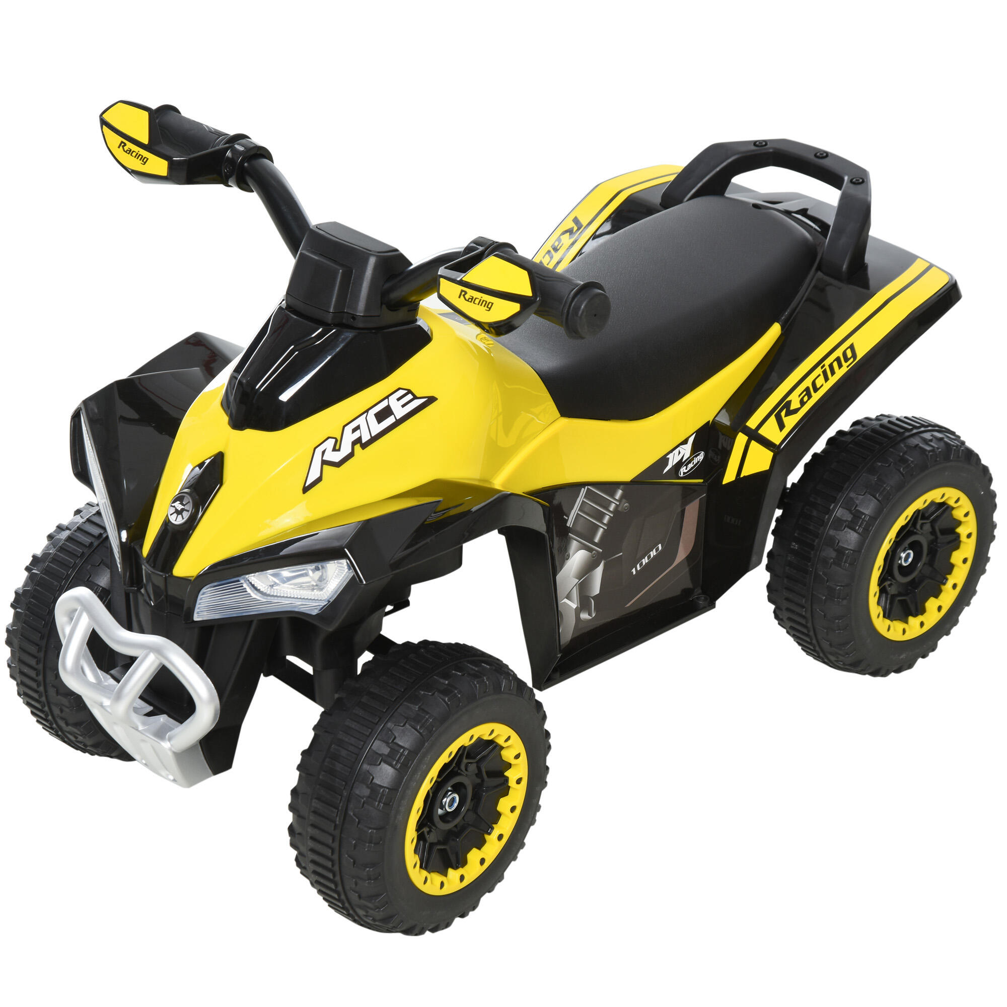 HOMCOM Quadriciclo para Crianças HOMCOM 67.5x38x44cm Amarelo