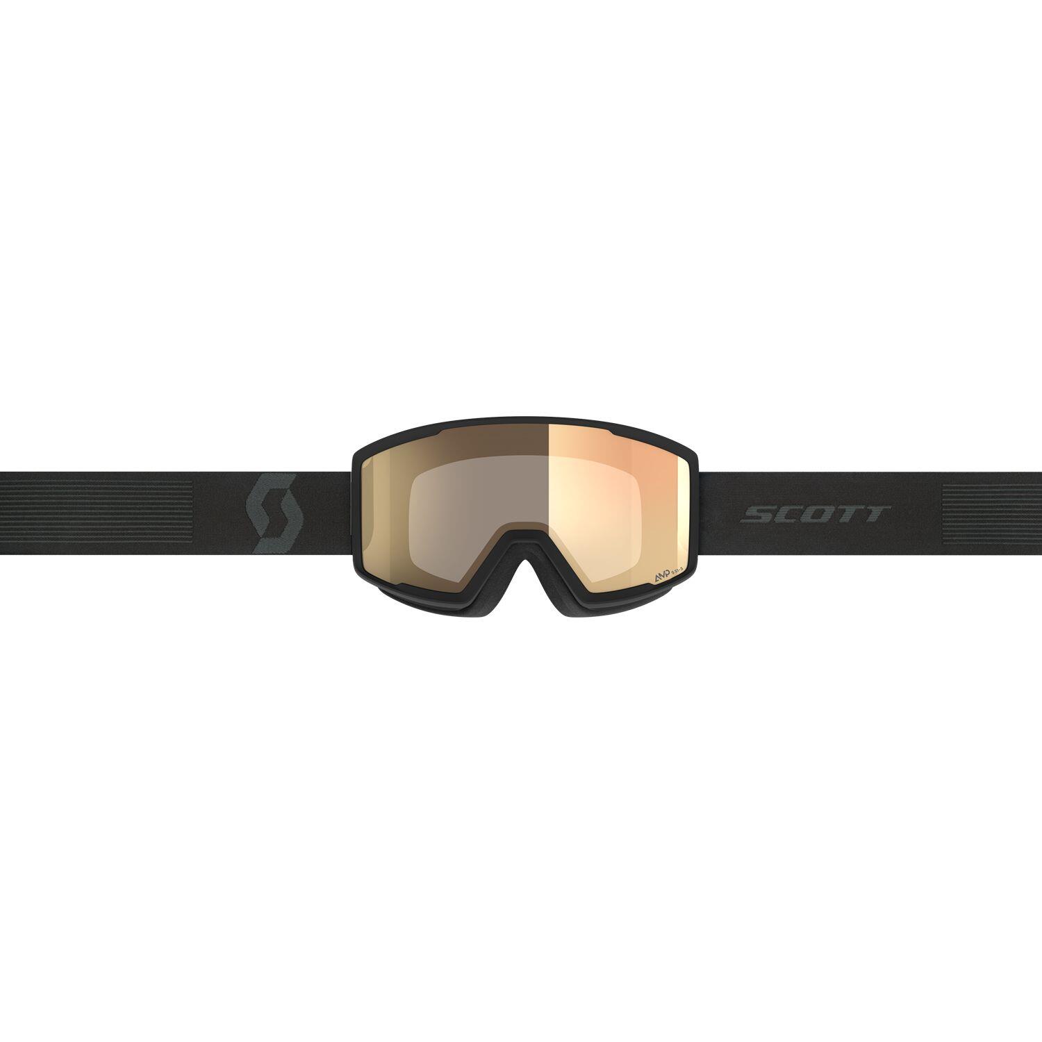 SCOTT Masque de ski FACTOR PRO LS S1-3 MINERAL BLACK / AMP 3/5