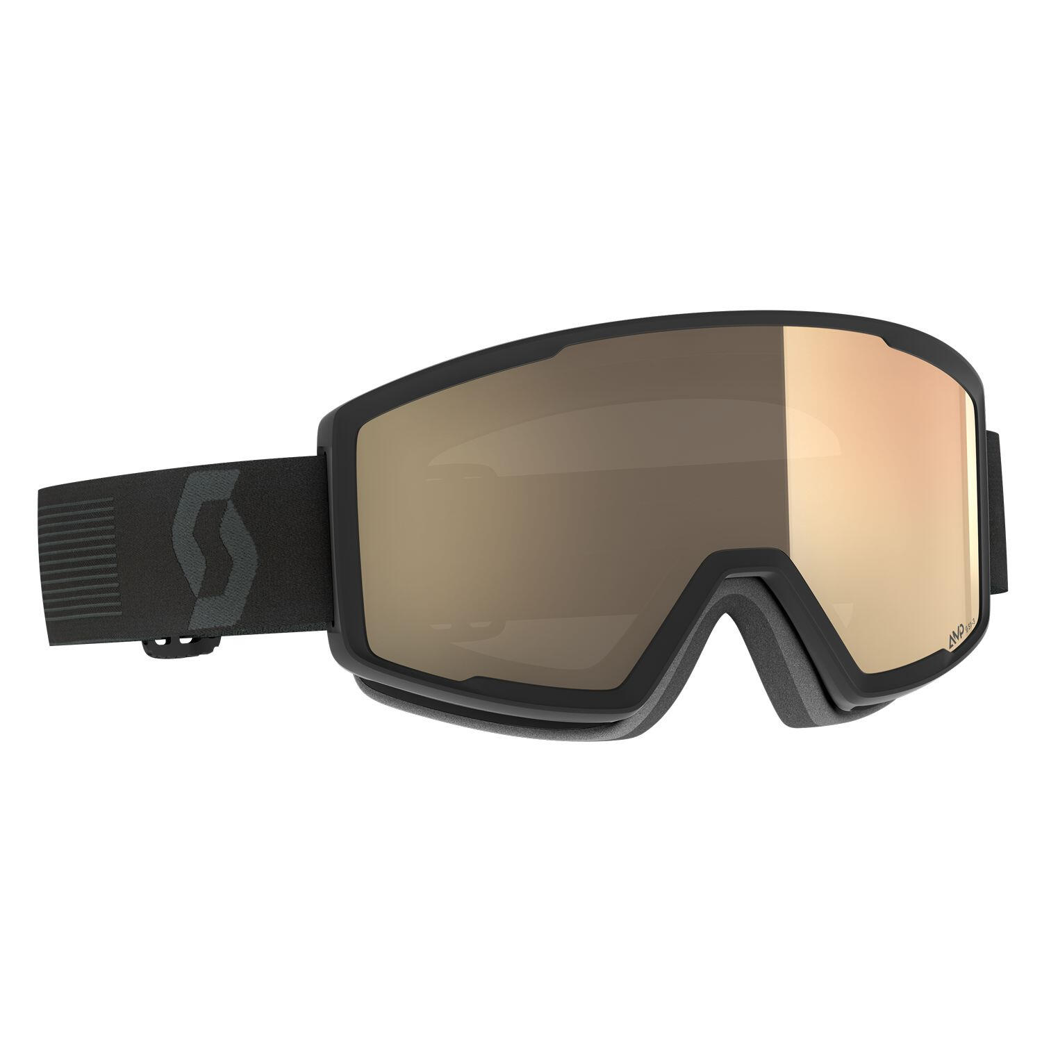 SCOTT Masque de ski FACTOR PRO LS S1-3 MINERAL BLACK / AMP 2/5