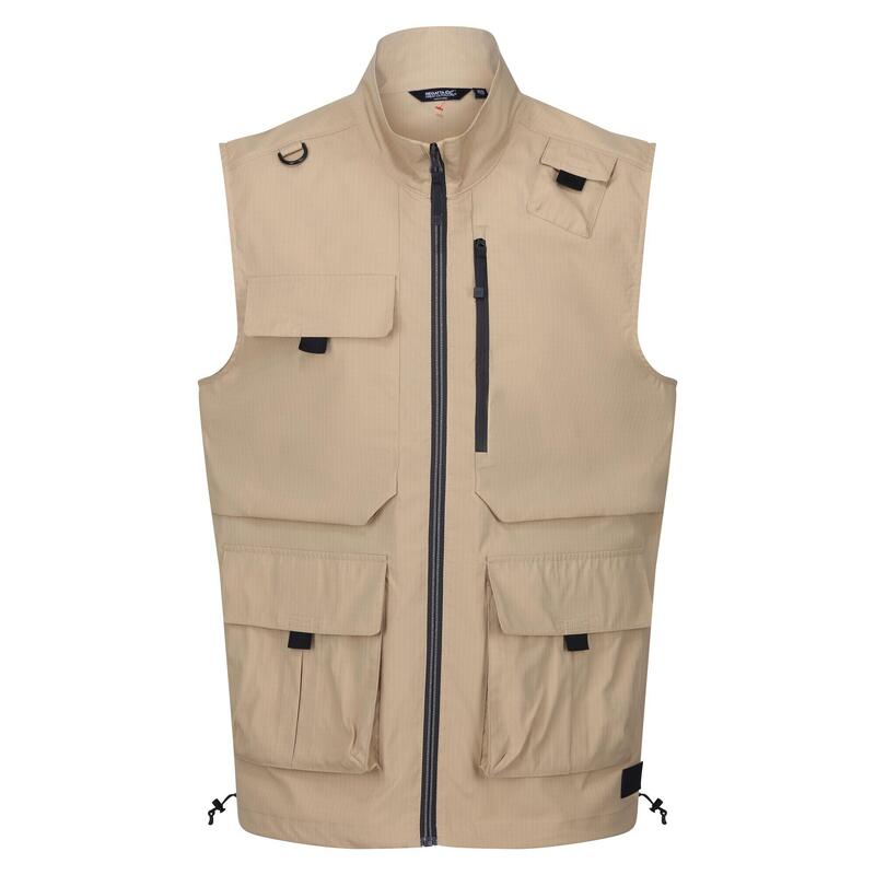 Veste Sans Manches TRAVEL LIGHT Homme (Avoine)