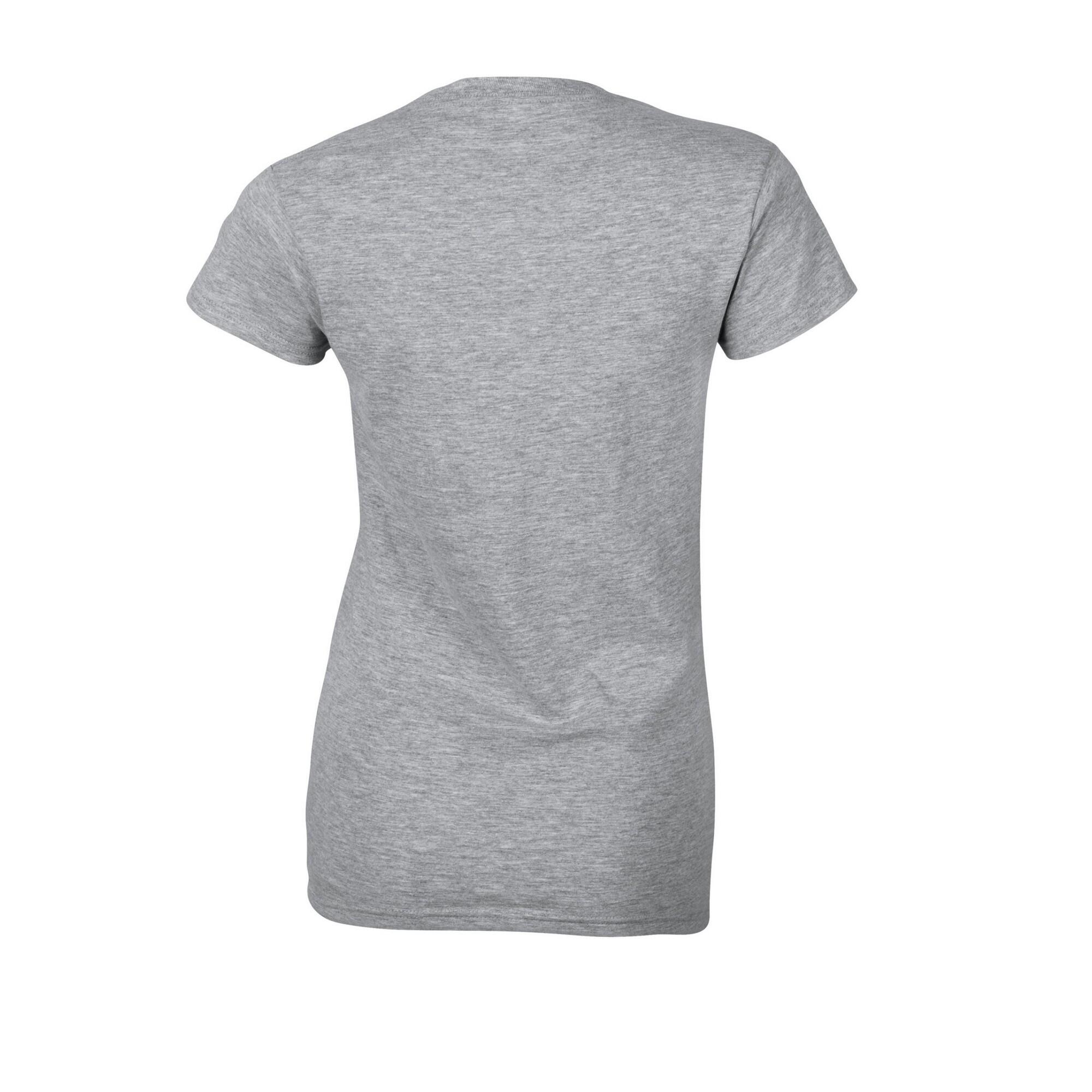 Tshirt SOFTSTYLE Femme (Gris) 2/3