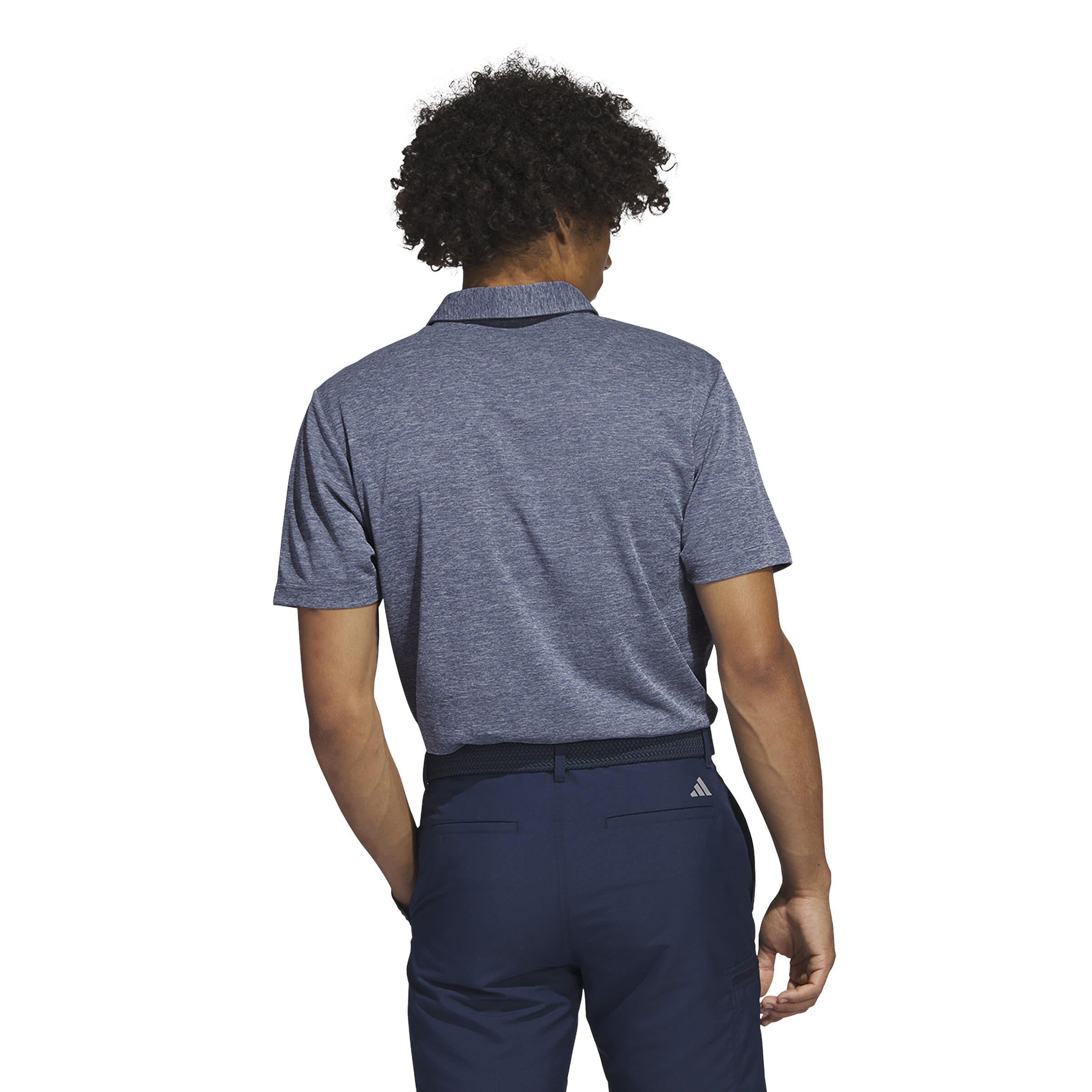 T-shirt adidas Poloshirt Performance Drive Heather, Bleu, Hommes 4/7