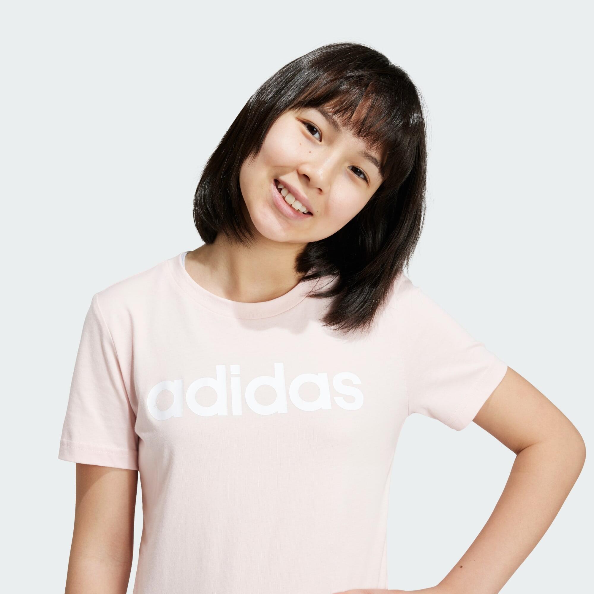 Essentials Linear Logo Cotton Slim Fit Tee 4/5