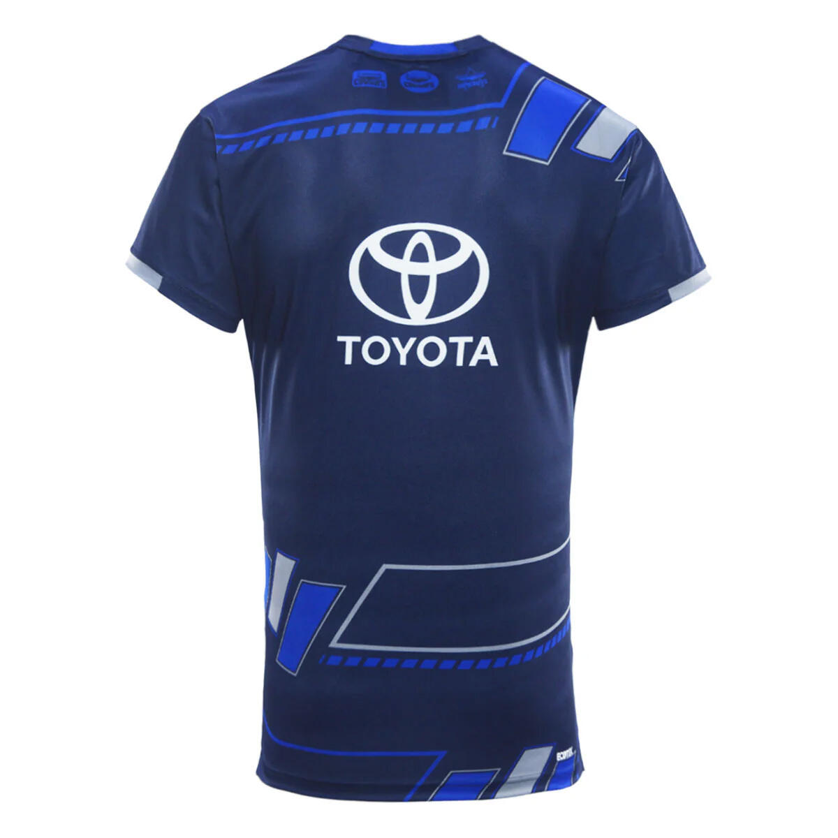T-shirt Da Allenamento Uomo North Queensland Cowboys Nrl Blu Navy 2/4