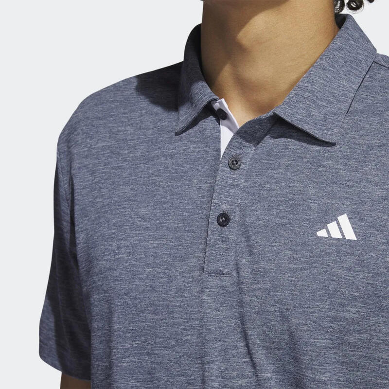 T-shirt adidas Poloshirt Performance Drive Heather, Bleu, Hommes