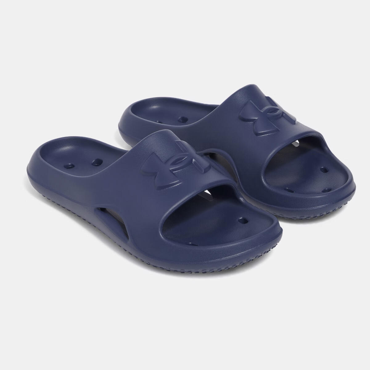 Claquettes bleu marine UA Locker V pour homme 5/7