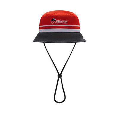 Crusaders Super Rugby Bucket Hut Supporter Rot Und Schwarz