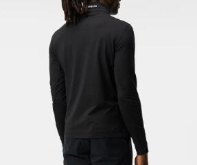 J. Lindeberg Homem Luke Quarter Zip Mid Layer, Preto 3/5