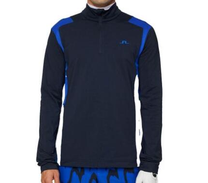 J. Lindeberg Herren Lukas Quarter Zip Mid Layer, Rot