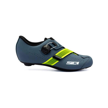 Zapatillas Ciclismo Carretera Sidi Prima Azul- Amarillo