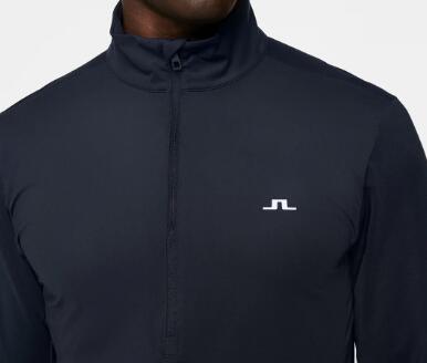 J. Lindeberg Herren Luke Quarter Zip Mid Layer, Marine 4/4