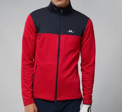 J.LINDEBERG J. Lindeberg Men Banks Mid Layer, Rojo