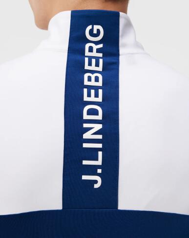 J. Lindeberg Men Banks Mid Layer, Azul 7/7
