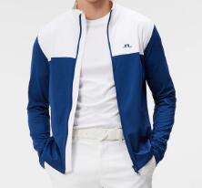 J. Lindeberg Men Banks Mid Layer, Azul 5/7