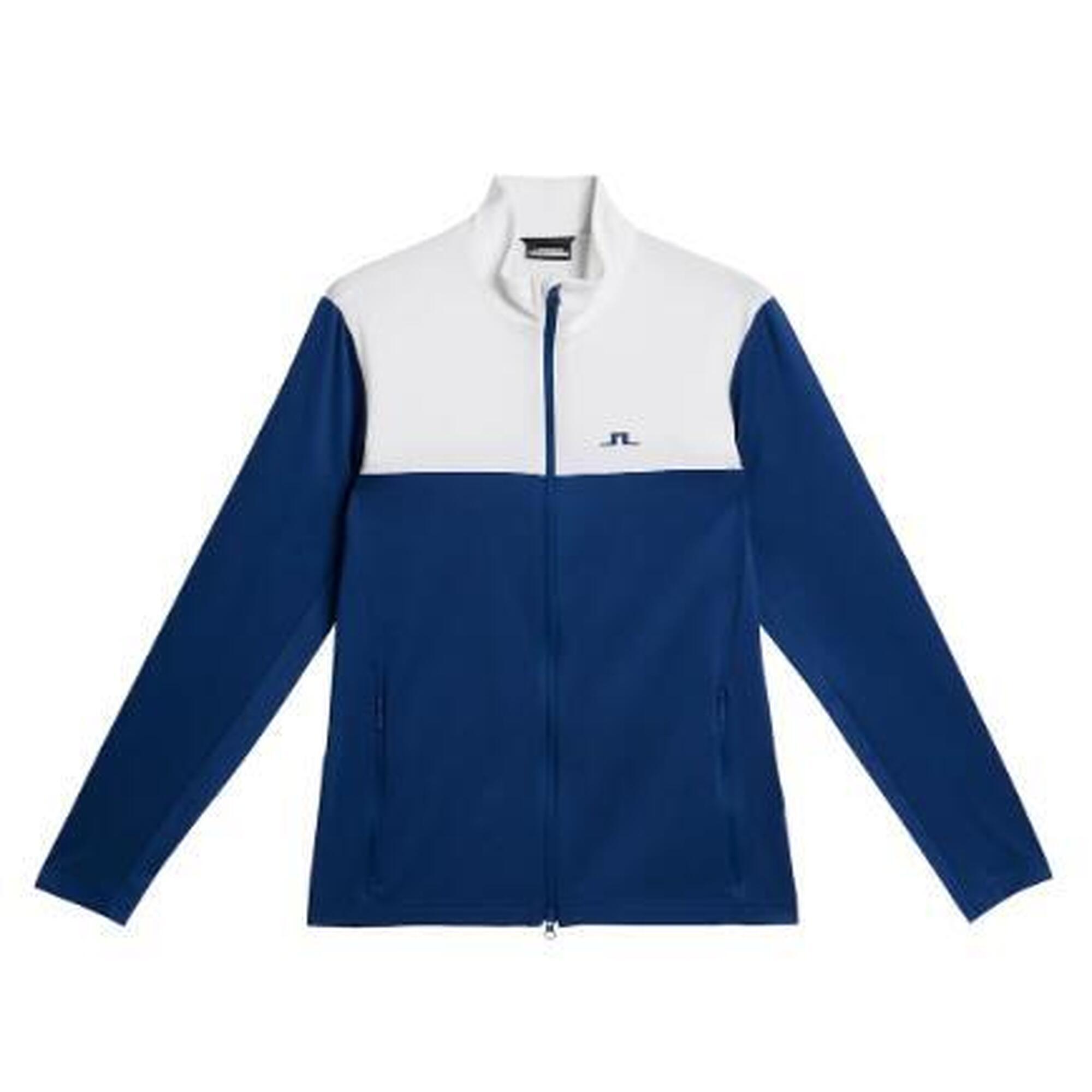 J. Lindeberg Hommes Banks Mid Layer, Bleu