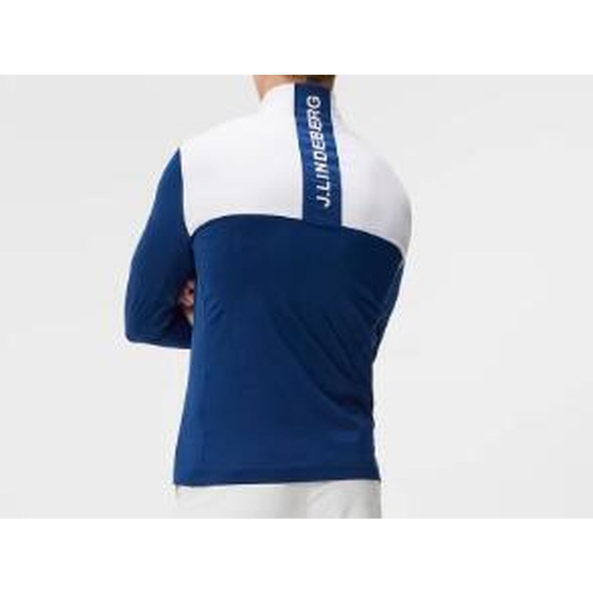J. Lindeberg Hommes Banks Mid Layer, Bleu