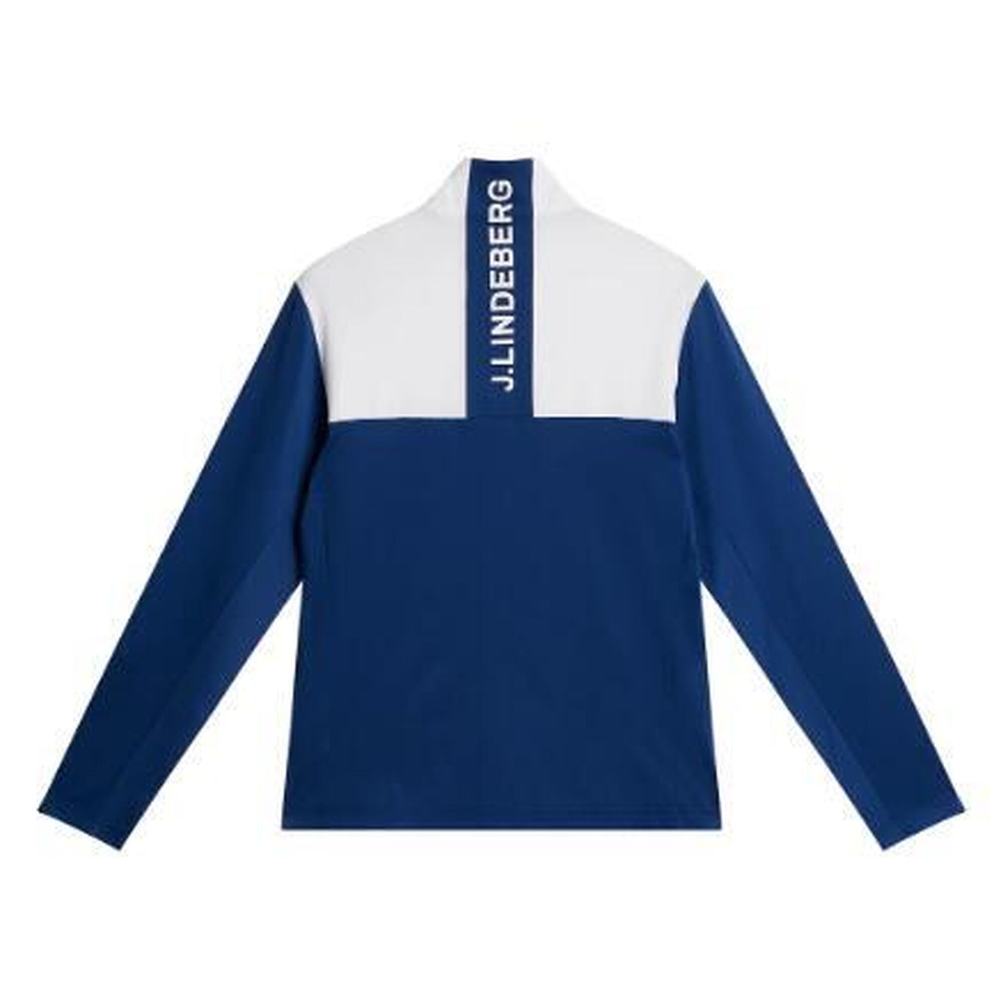 J. Lindeberg Hommes Banks Mid Layer, Bleu