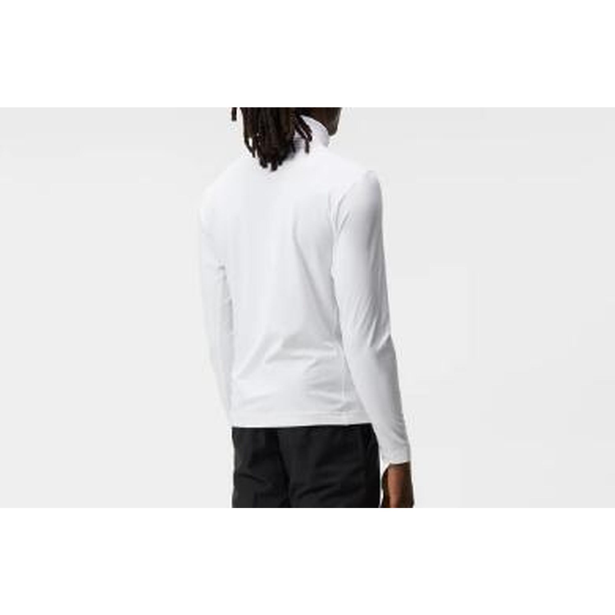 J. Lindeberg Hommes Luke Quarter Zip Mid Layer, Blanc