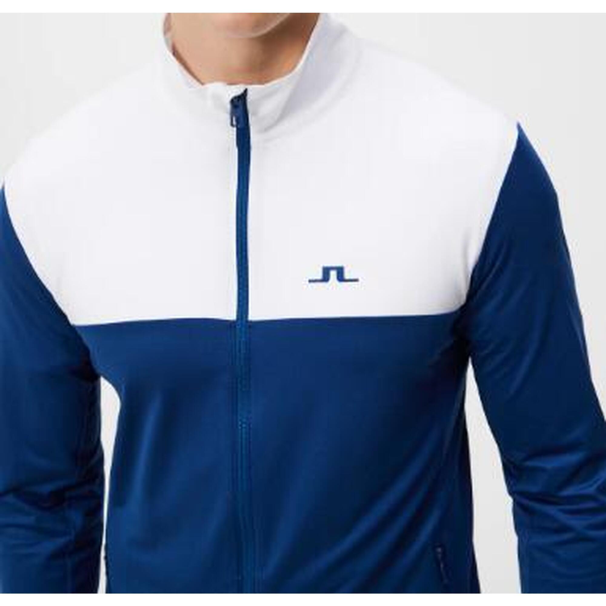 J. Lindeberg Hommes Banks Mid Layer, Bleu
