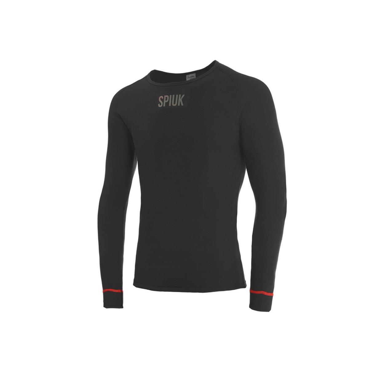 Camiseta manga larga hombre Anatomic negro Spiuk 1/3
