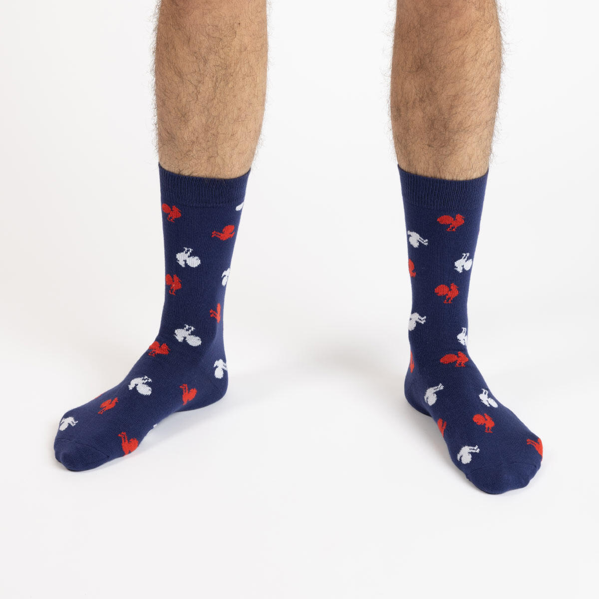 Chaussettes France Rugby Coqs Bleu 5/5