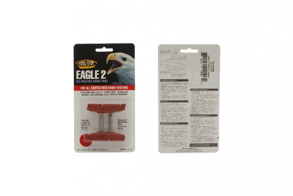 KOOL-STOP Eagle 2 Cantilever Bicycle Brake Pads Salmon