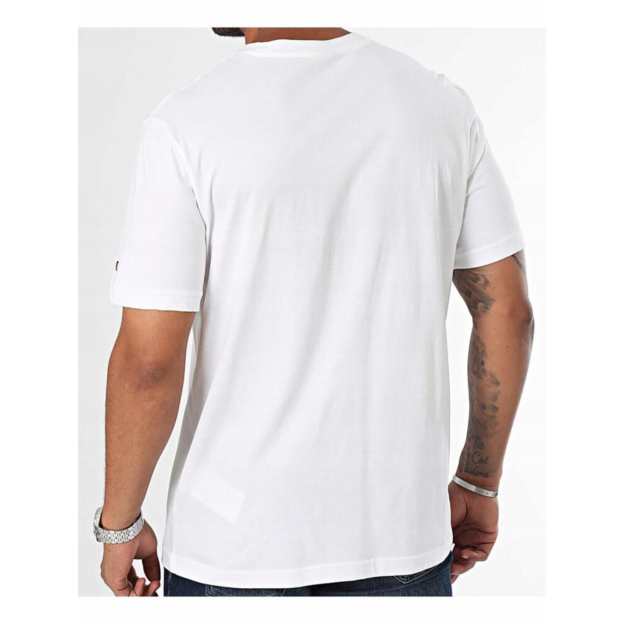 Tricou Champion alb bărbați guler rotund mânecă scurtă